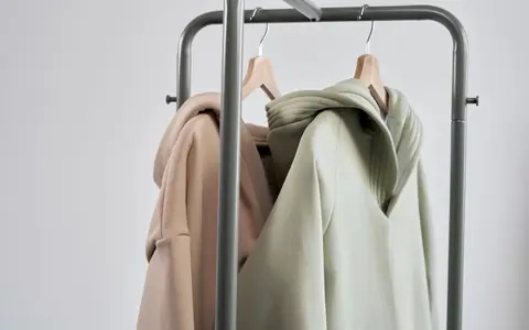 Representative photo: Hoodies hanging on a clothing rack. Not the exact product; the deal link goes to the actual product.